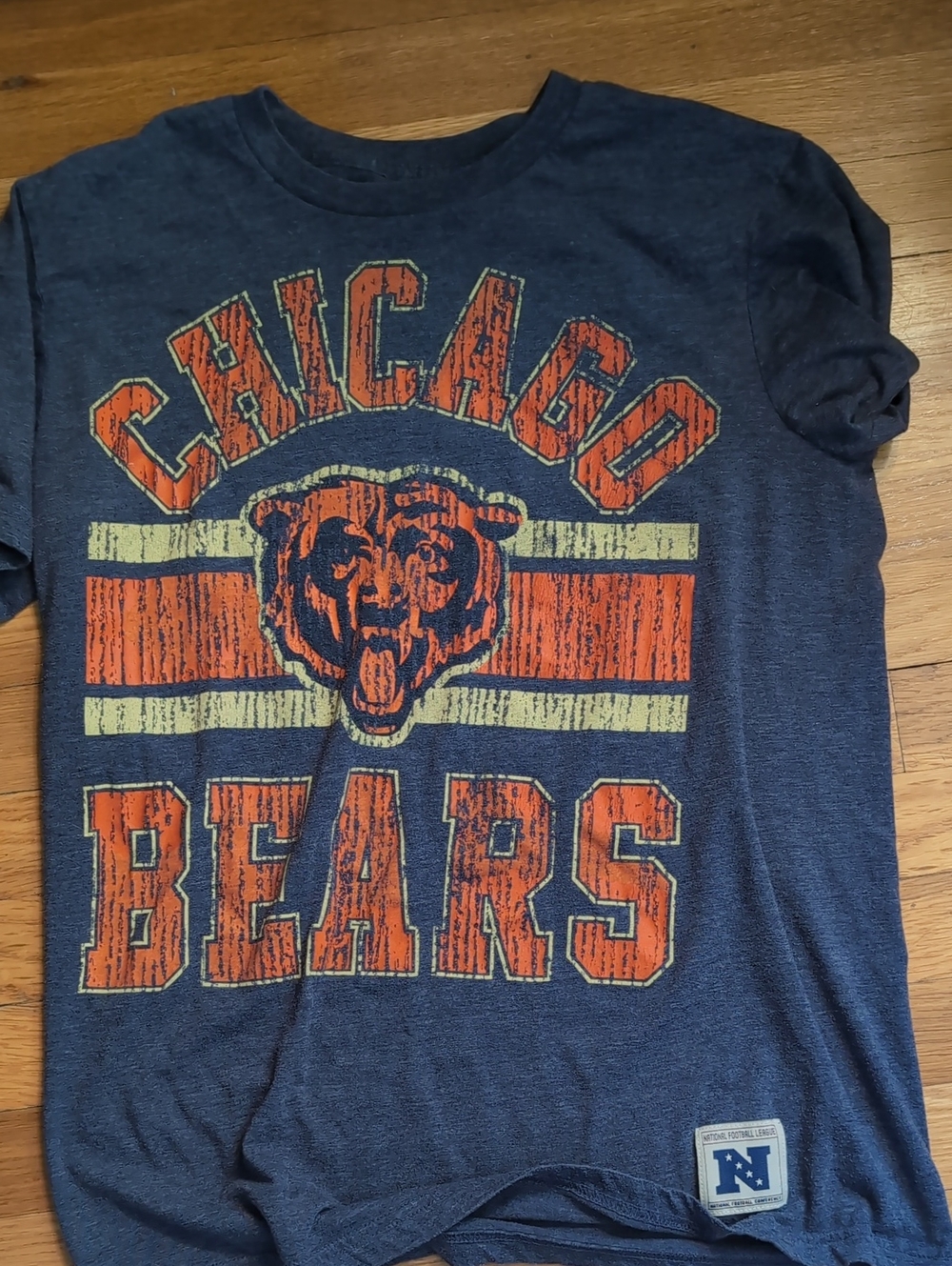 Chicago Bears Navy Graphic Tee